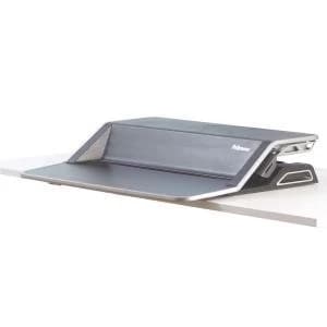 Image of Fellowes Lotus Sit Stand Workstation Smooth Lift Technology 22 Height