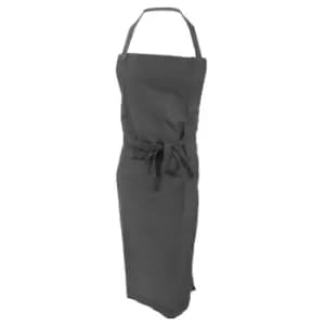 Image of Jassz Bistro Bib Apron / Hospitality & Catering (One Size) (Black)