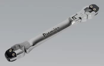Image of Sealey VS0342 Brake Pipe Spanner Ratcheting 11mm