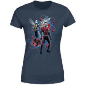 Image of Ant-Man And The Wasp Particle Pose Womens T-Shirt - Navy - XXL