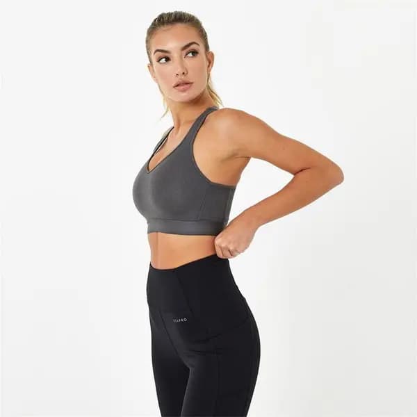 Image of USA Pro High Support Sports Bra - Black 32B