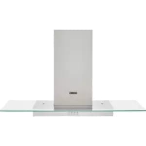 Image of Zanussi ZHC92653XA 90cm Chimney Cooker Hood - Stainless Steel