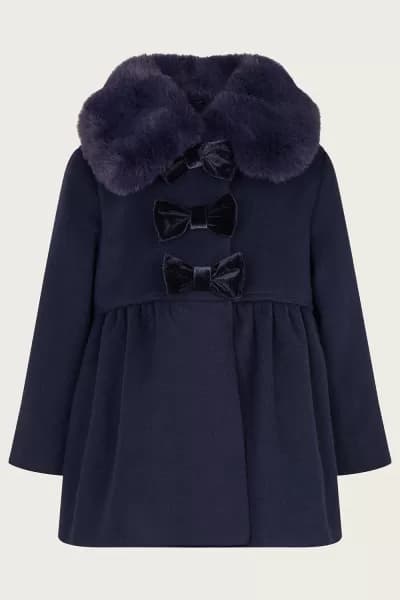 Image of Baby Triple Bow Coat