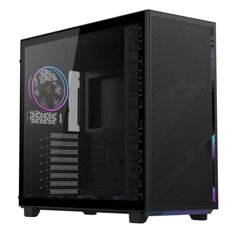 Image of Gigabyte AC400G ATX Mid-Tower PC Case - Black 4719331554934
