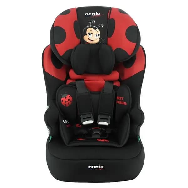 Image of NANIA Race I Ladybird Adventure 76-140cm car seat 1 Red 40787208027