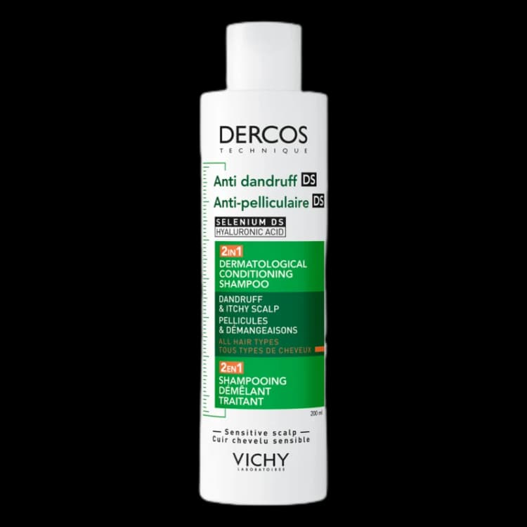 Image of Vichy Dercos Anti Dandruff 2-in-1 Dermatological Conditioning Shampoo 200ml