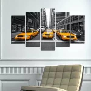 Image of 5PMDF-32 Multicolor Decorative MDF Painting (5 Pieces)