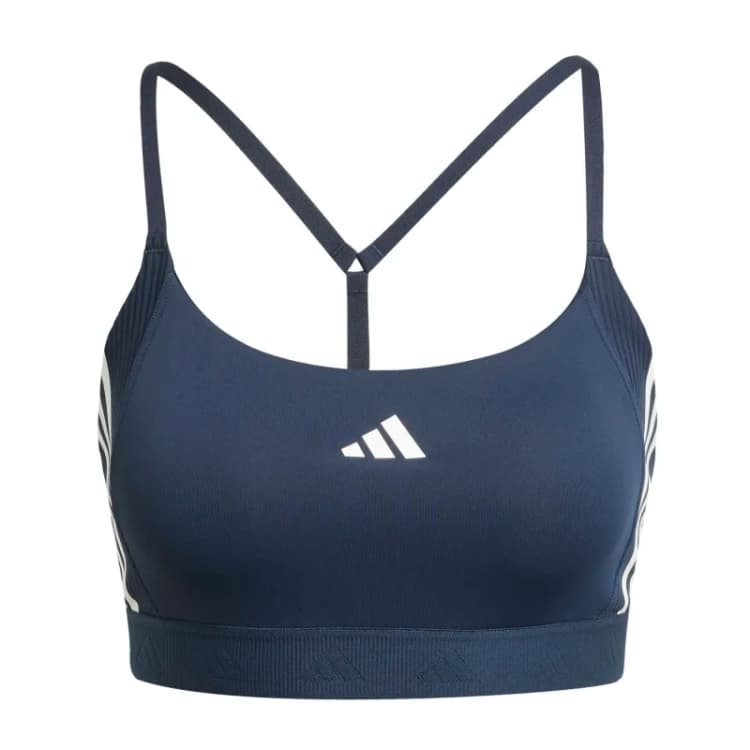 Image of Sports bra adidas Hyperglam Rib Bleu Female M