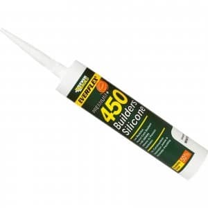 Image of Everbuild Builders Silicone Sealant Black 310ml