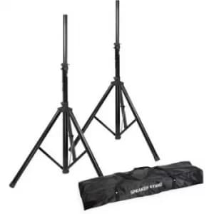 Image of Alu Boxenstaender 2er-Set inkl. Tasche PA speaker stand set Telescopic, Height-adjustable