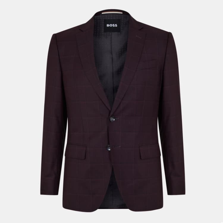 Image of Boss Mens H Huge 2pcs Suit Open Red male 38 (48)