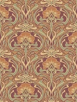 Image of Fine Decor Flora Nouveau - Russet