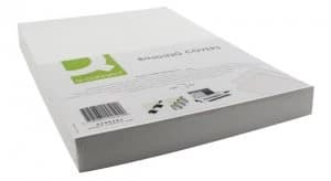 Image of Q Connect Comb Bndr Cvr Lthr P100 Wht A4