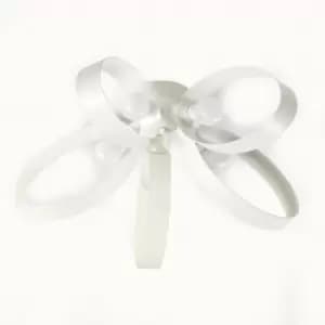 Image of Onli Serena 5 Light Semi Flush Ceiling Light, White