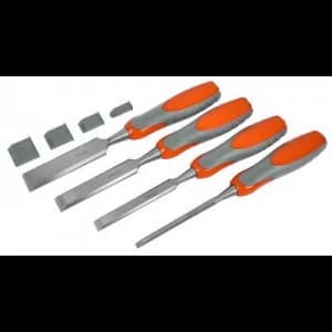 Image of Wood Chisel Set - 4 piece set: 6.5, 13, 19 & 25mm AVIT AV10010