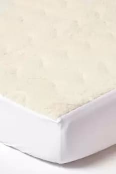 Image of Deep Quilted Fleece Mattress Topper