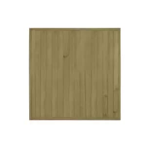 Image of Forest Garden 6ft (1.83m x 1.83m) Pressure Treated Vertical Tongue And Groove Fence Panel