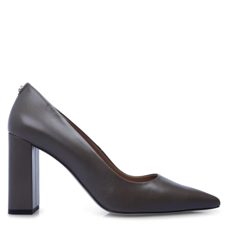 Image of Boss Womens Block Court Shoes Medium Brown female 3 (36)