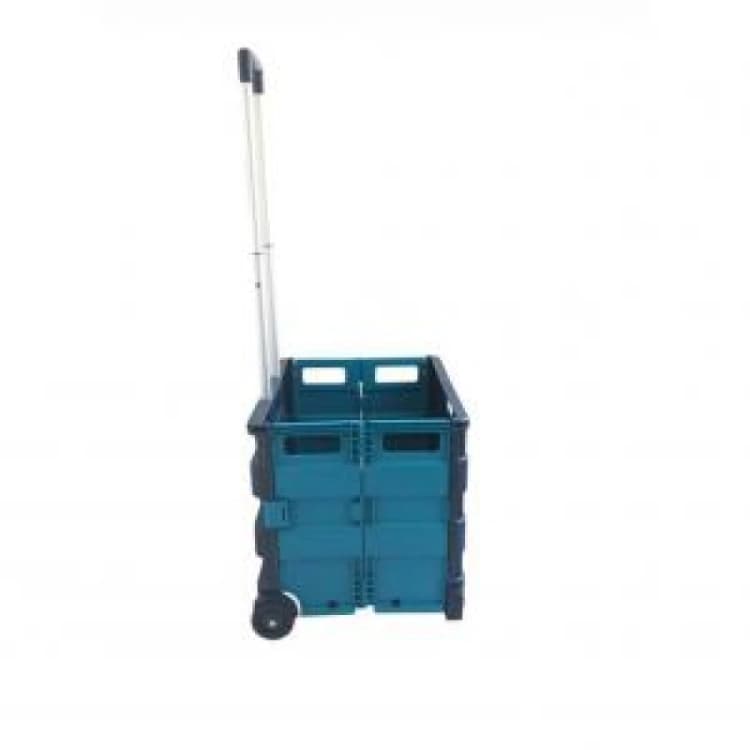 Image of SECO Seco Collapsible Shopping Cart Blue/Black - ZY-LC-BLUA ZY-LC-BLUA