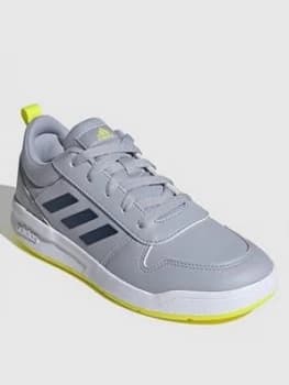 Image of adidas Tensaur Childrens Trainer - Silver, Size 1