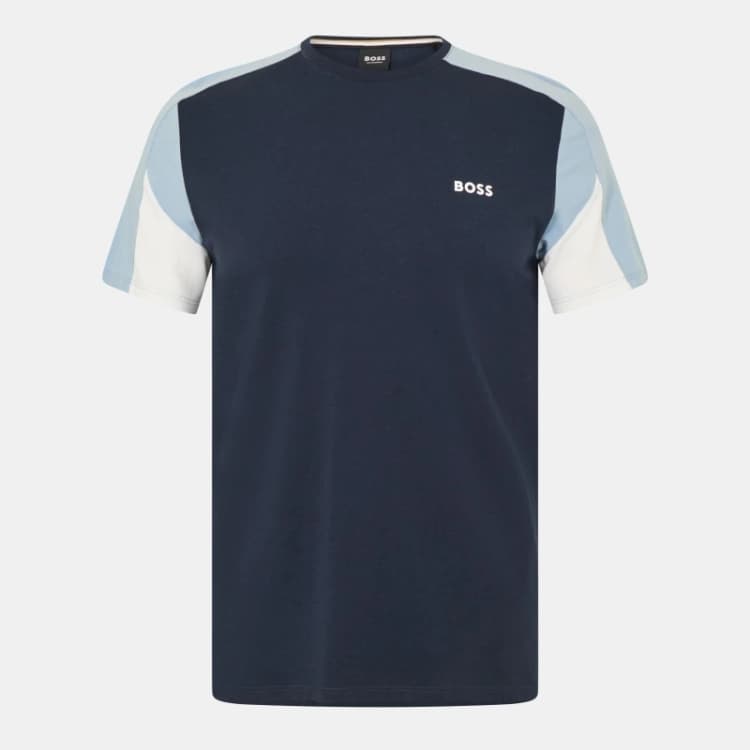 Image of Boss Mens Balance T-Shirt, Regular Fit Dark Blue 403 male S