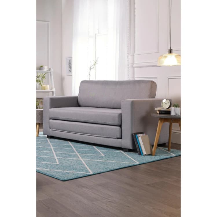 Image of Homelife Fold Out Sofa Bed - Grey Grey One Size