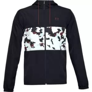 Image of Under Armour Armour SS Wind Camo Jacket Mens - Black
