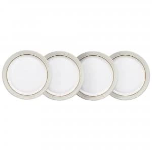 Image of Denby Natural Canvas Set Of 4 Dinner Plates