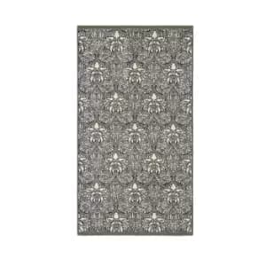 Image of William Morris Crown Imperial Bath Towel, Charcoal
