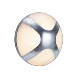 Image of Cross Outdoor Flush Wall Lamp Galvanized IP54 E27