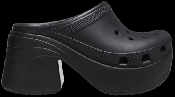 Image of Crocs Unisex Siren Clogs Black W7/M6