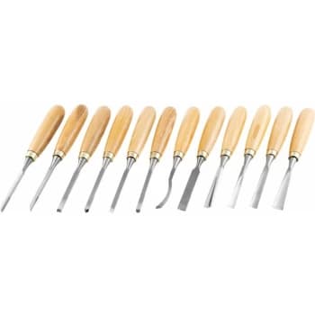 Image of 12-Pce Wood Carving Tool Set - Senator
