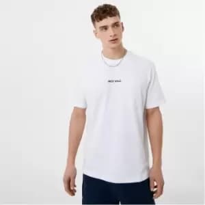Image of Jack Wills Minimal Graphic Tee - White