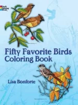 Image of fifty favorite birds coloring book