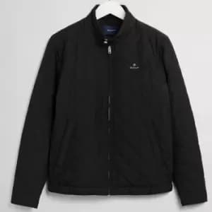 Image of GANT Mens Quilted Windcheater Jacket - Black - XXL