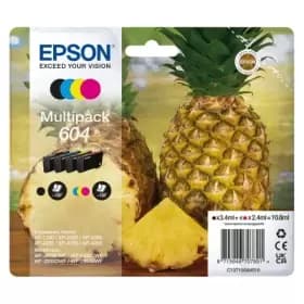 Image of Epson Pineapple 604 Black And Tri Colour Ink Cartridge