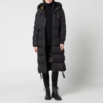Image of Parajumpers Womens Panda Extra Long Coat - Black - S