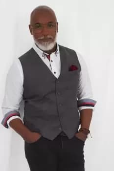 Image of Suede Style Waistcoat