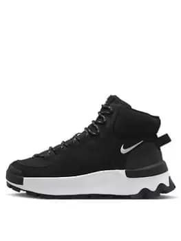 Image of Nike Classic City Boot - Black/White, Size 3, Women