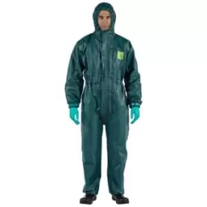 Image of 4000 Ultrasonically Welded & Taped - Model 111 SIZE 3XL Protective Suits - Green - Ansell