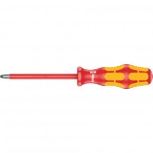 Image of Wera Kraftform 162I VDE Insulated Phillips Screwdriver PH2 100mm