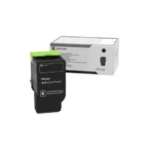 Image of Lexmark 78C0U10 Black Laser Toner Ink Cartridge