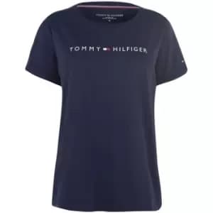 Image of Tommy Bodywear Short Sleeve Small Logo Top - Blue