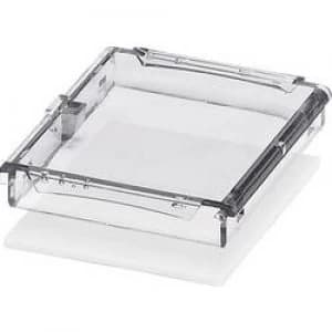 Image of DIN rail casing lid 45 x 53.6 x 8 Polycarbonate PC Transpa