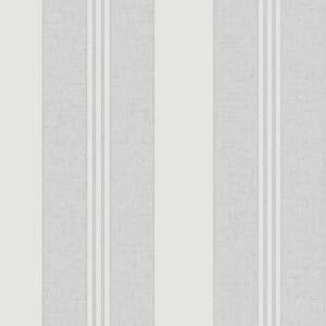 Image of Fine Decor Fine Decor Quartz Stripe Wallpaper - Silver