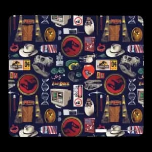 Image of Jurassic Park Retro Icons Gaming Mouse Mat - Small