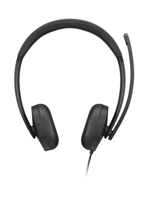 Image of Lenovo VoIP Headset 5000 Wired Head-band Office/Call center USB Type-C Black 4XD1R88995