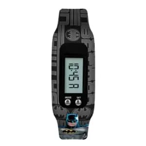 Image of Warner Brothers Batman LCD Tracker Watch with Silicone Strap