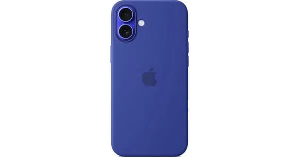 Image of Apple Silicone Case with MagSafe for iPhone 16 Plus - Ultramarine