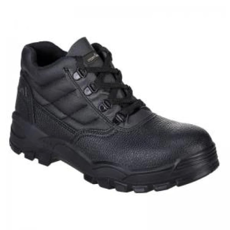 Image of Portwest Steelite S1P Protector Safety Boots FW10BKR37 Colour: Black